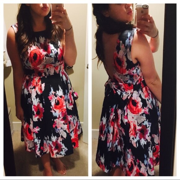 NWT Kate Spade Hazy Open Bow Back Dress - Picture 2 of 8